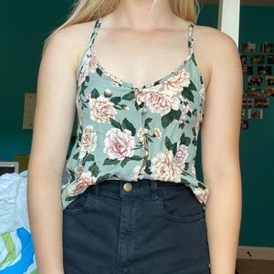 Floral tank top